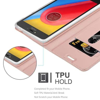 Motorola MOTO C PLUS Fodral Skal Case (Rosa)