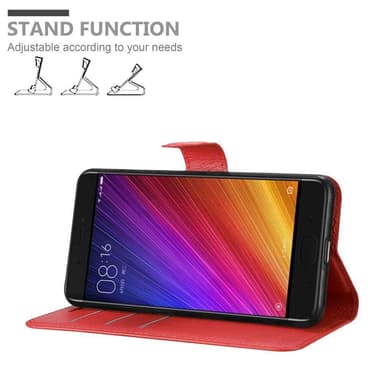 Xiaomi Mi 5s Plånboksfodral Skal (Röd)
