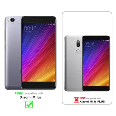 Xiaomi Mi 5s Plånboksfodral Skal (Röd)