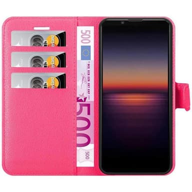 Sony Xperia 1 II Plånboksfodral Skal (Rosa)