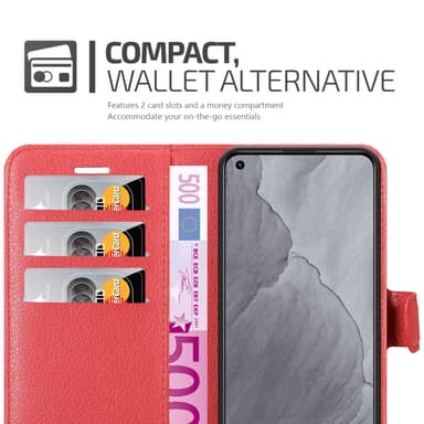 Realme GT Master Plånboksfodral Skal (Röd)