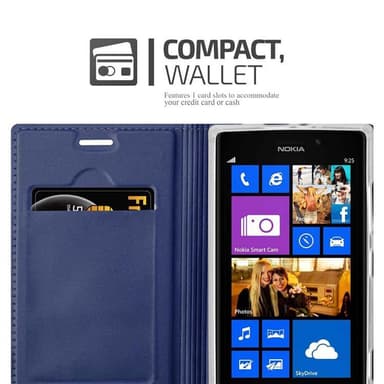 Nokia Lumia 925 Fodral Skal Case (Blå)