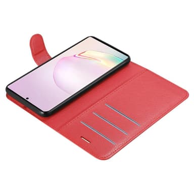 Samsung Galaxy NOTE 20 Plånboksfodral Skal (Röd)