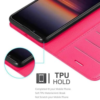 Sony Xperia 1 II Plånboksfodral Skal (Rosa)