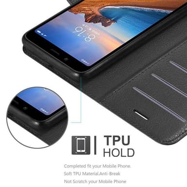 Xiaomi RedMi 7A Plånboksfodral Skal (Svart)