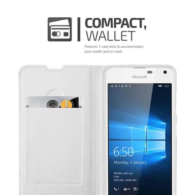 Nokia Lumia 650 Fodral Skal Case (Silver)