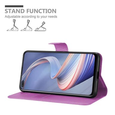 Oppo A92s Plånboksfodral Skal (Lila)
