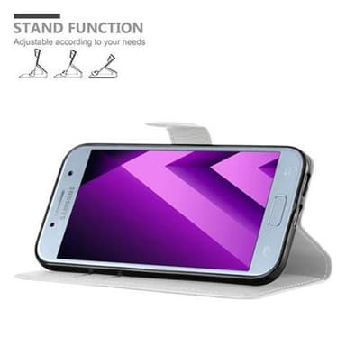 Samsung Galaxy A3 2017 Plånboksfodral Skal (Vit)
