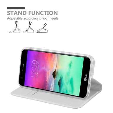 LG K10 2017 Fodral Skal Case (Silver)