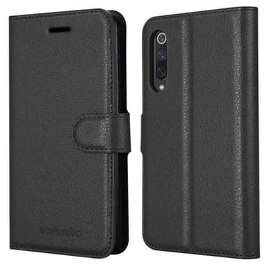 Xiaomi Mi 9 Plånboksfodral Skal (Svart)
