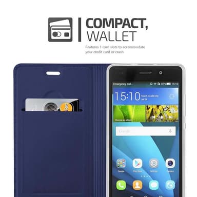 Huawei P8 LITE 2015 Fodral Skal Case (Blå)
