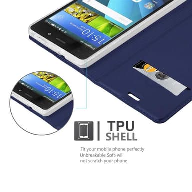 Huawei P8 LITE 2015 Fodral Skal Case (Blå)