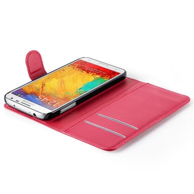 Samsung Galaxy NOTE 3 NEO Plånboksfodral Skal (Röd)