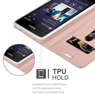 Sony Xperia E1 Fodral Skal Case (Rosa)