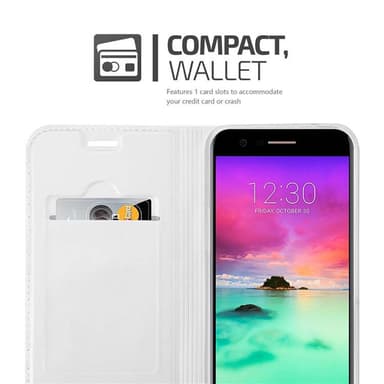 LG K10 2017 Fodral Skal Case (Silver)