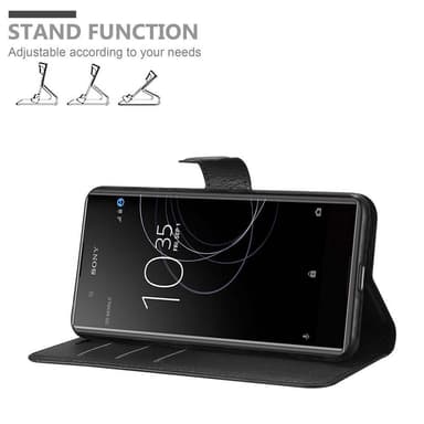 Sony Xperia XA1 PLUS Plånboksfodral Skal (Svart)