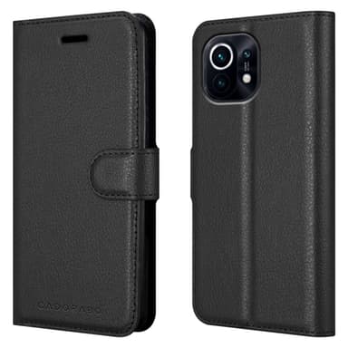 Xiaomi Mi 11 5G Plånboksfodral Skal (Svart)