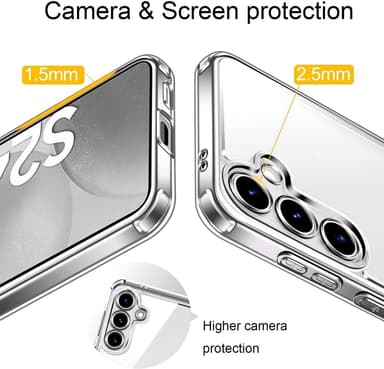 Samsung Galaxy S24 Skal Fodral Case (Genomskinlig)