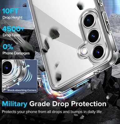 Samsung Galaxy S24 Skal Fodral Case (Genomskinlig)