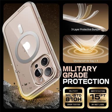 SUPCASE UB Mag Stand skal iPhone 16 Pro Max - Clear