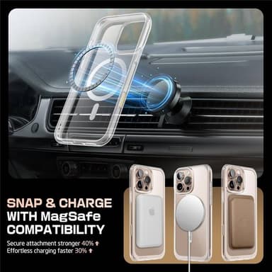 SUPCASE UB Mag Stand skal iPhone 16 Pro Max - Clear