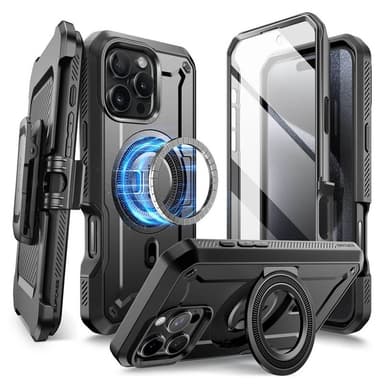 SUPCASE UB Pro Mag fodral iPhone 16 Pro Max - Svart