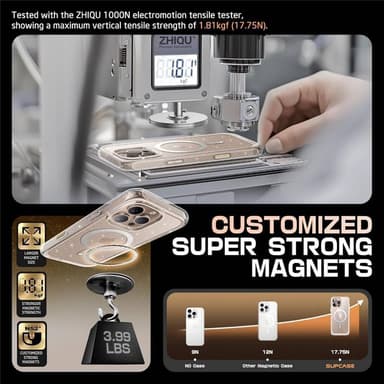 SUPCASE UB Mag skal iPhone 16 Pro Max - Glitterpink