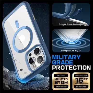 SUPCASE UB Mag skal iPhone 16 Pro Max - Azure