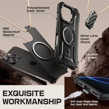 SUPCASE UB Mag XT fodral iPhone 16 Pro Max - Svart