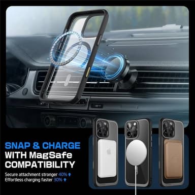SUPCASE UB Mag Stand skal iPhone 16 Pro - Svart