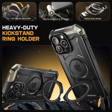 SUPCASE UB Grip skal iPhone 16 Pro Max - Svart