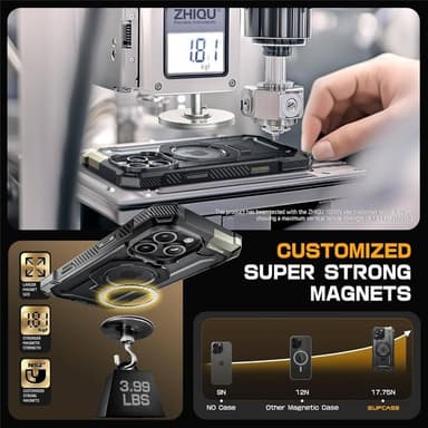 SUPCASE UB Grip skal iPhone 16 Pro Max - Svart