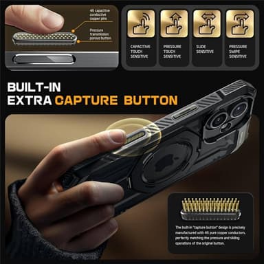 SUPCASE UB Grip skal iPhone 16 Plus - Svart
