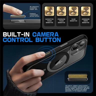SUPCASE UB Mag skal iPhone 16 - Svart