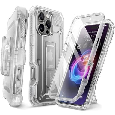 SUPCASE UB Pro skal iPhone 16 Pro - Clear