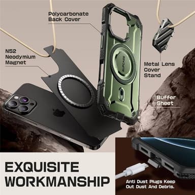 SUPCASE UB Mag XT fodral iPhone 16 Pro Max - Guldan