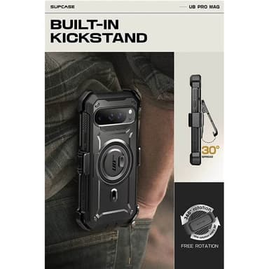 SUPCASE UB Pro Mag fodral Google Pixel 9 Pro - Svart