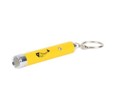 Leksak för katter led pekare fånga ljuset, 8 cm, gul