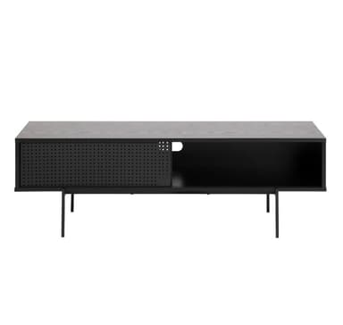 TV-bord ANGUS 140x40xH44cm, svart