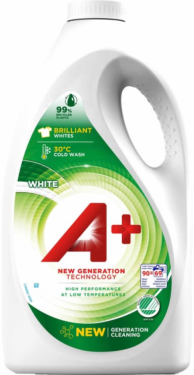 A+ White flytande tvättmedel 50412 (3.6L)