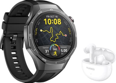 Huawei Watch GT 5 Pro sportklocka 46 mm (svart) + FreeBuds 5i presentask