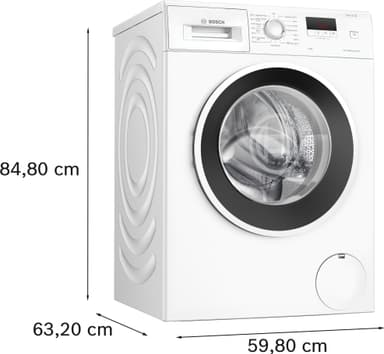 Bosch Serie 2 Tvättmaskin WGE03400SN (8kg)