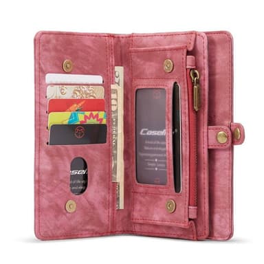 CaseMe mobilfodral 008 8-kort iPhone 15 Pro Max - Röd