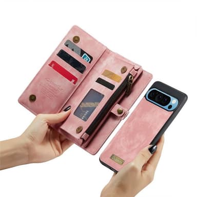 CaseMe mobilfodral 008 8-kort Google Pixel 9 Pro XL - Rosa