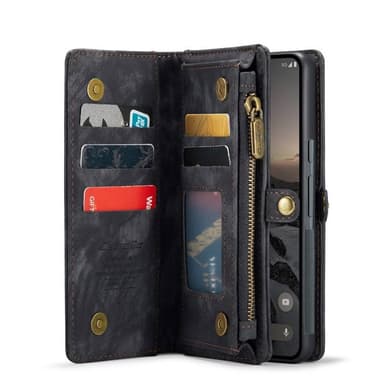CaseMe mobilfodral 008 8-kort Google Pixel 9 Pro - Svart/grå