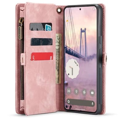 CaseMe mobilfodral 008 8-kort Google Pixel 9 Pro XL - Rosa