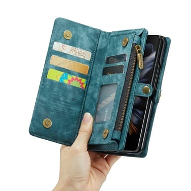 CaseMe mobilfodral 008 5-kort Samsung Galaxy Z Fold 5 - Blå