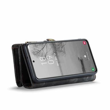 CaseMe mobilfodral 008 8-kort Samsung Galaxy S24 Plus - Svart/grå
