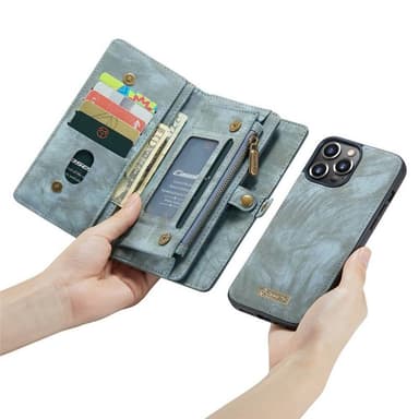 CaseMe mobilfodral 008 8-kort iPhone 15 Pro - Blå