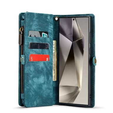 CaseMe mobilfodral 008 8-kort Samsung Galaxy S24 Ultra - Blå